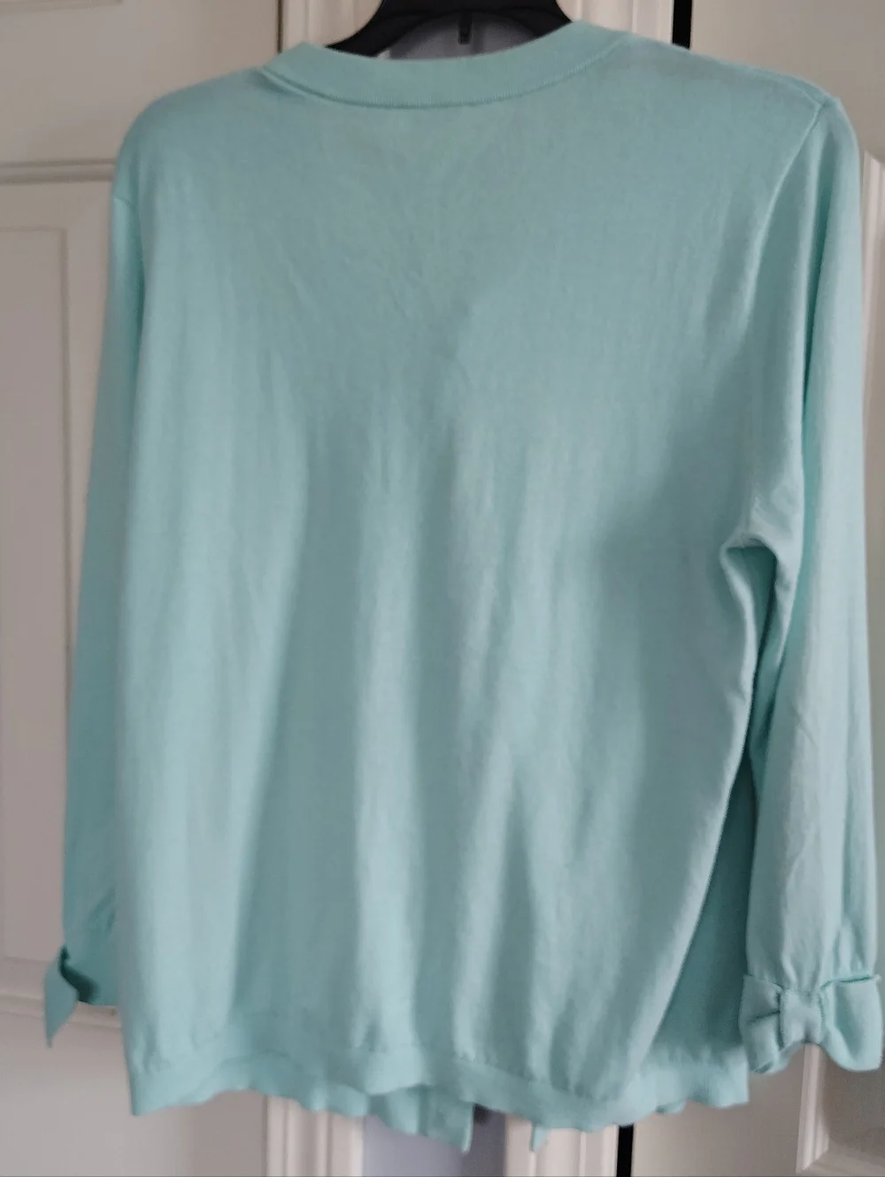 Kate Spade Somerset Mint Green Button Cardigan L - Picture 5 of 5